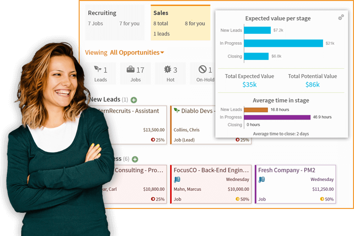 Recruiting CRM + ATS Crelate Recruiting CRM Successful Women