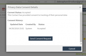 Crelate ATS GDPR Consent History and Audit Log Feature