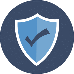 Shield depicting Reliable Applicant Tracking with No Down Time