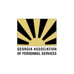 Georgia association of personal services logo designed by Crelate.