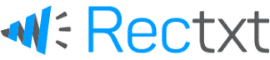 A logo featuring the word "rectx" incorporating recruiting integrations.