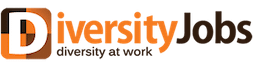 Diversity jobs logo with recruiting integration.