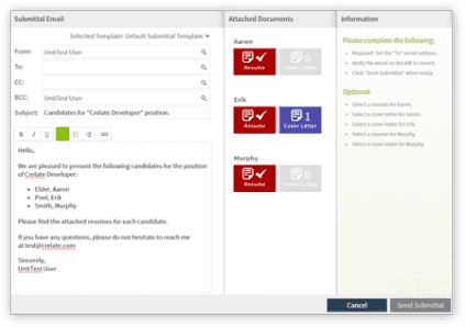 A screen shot of the azure portal for legal recruiters.