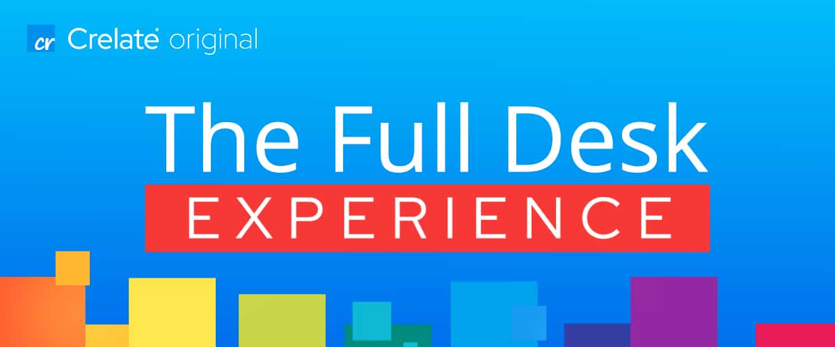 The Full Desk Experience wide logo