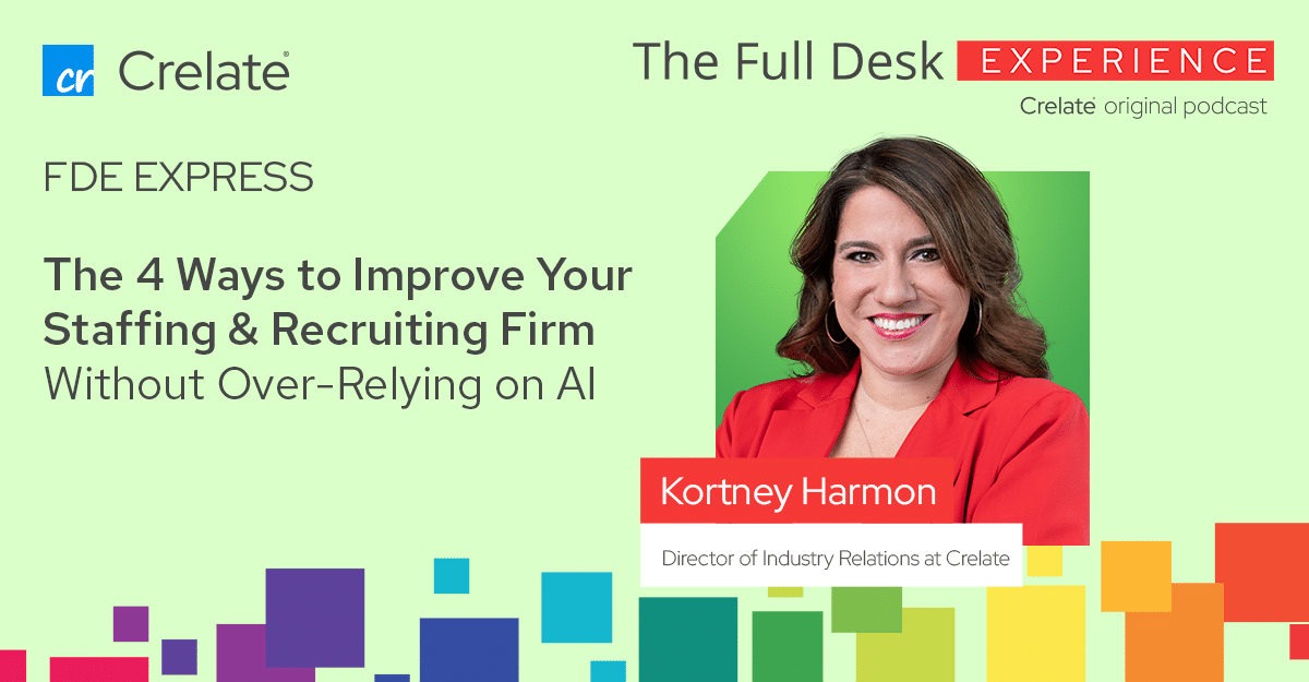 4 ways to scale and improve your staffing and recruiting firm without resigning industry spotlight.