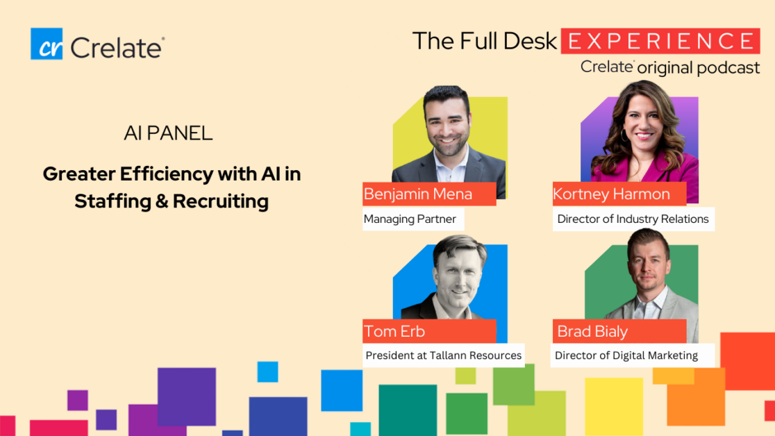 In this episode of The Full Desk Experience, Kortney Harmon talks about how technology should not be seen as a silver bullet solution for all problems in the staffing and recruiting industry; addressing the root causes of issues is crucial.