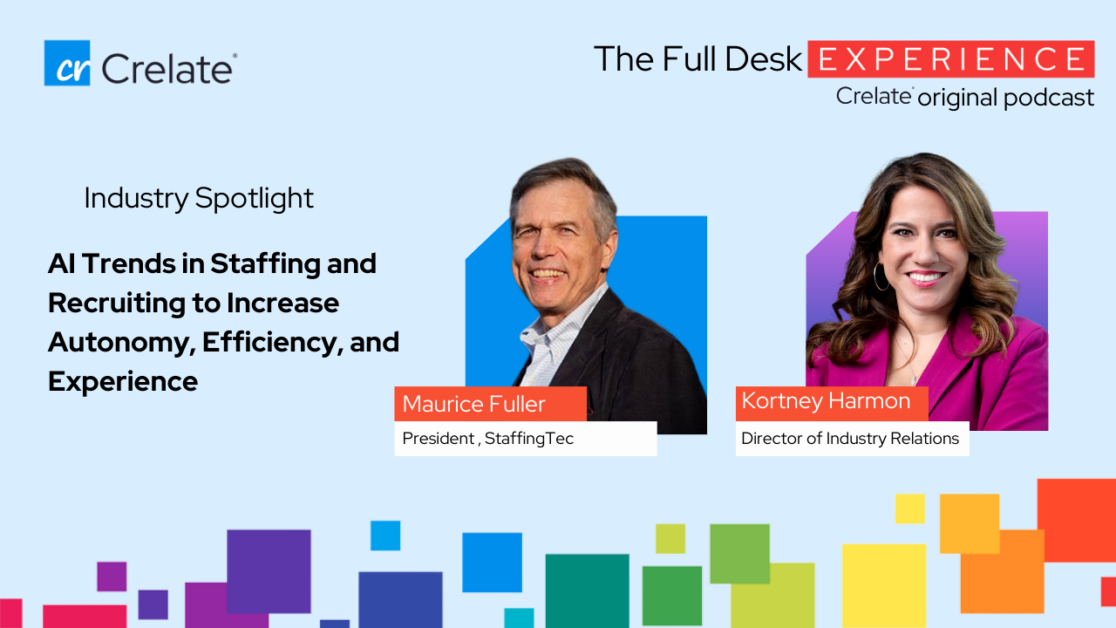 In this episode of The Full Desk Experience, Kortney Harmon talks about how technology should not be seen as a silver bullet solution for all problems in the staffing and recruiting industry; addressing the root causes of issues is crucial.