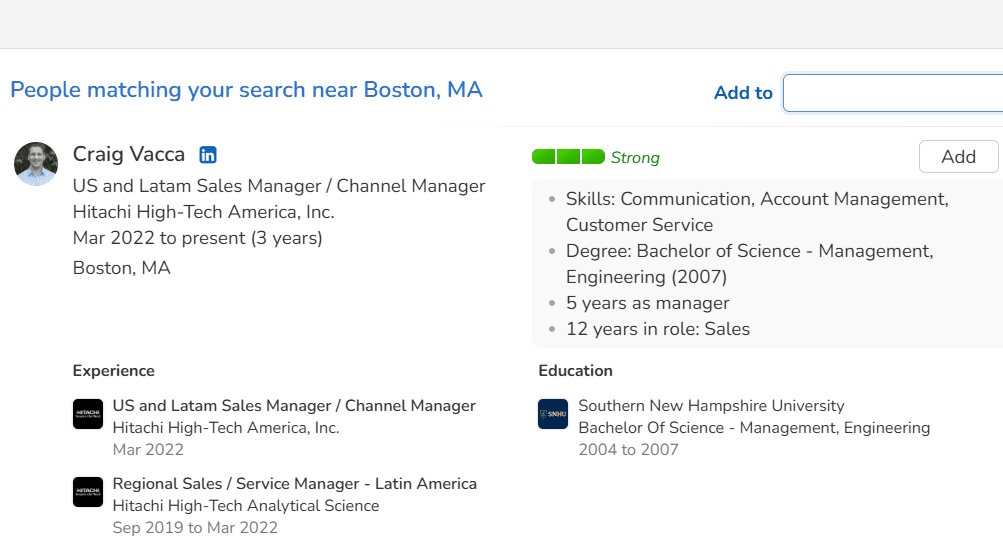 Enhanced Contact Profile VIew Product Roadmap