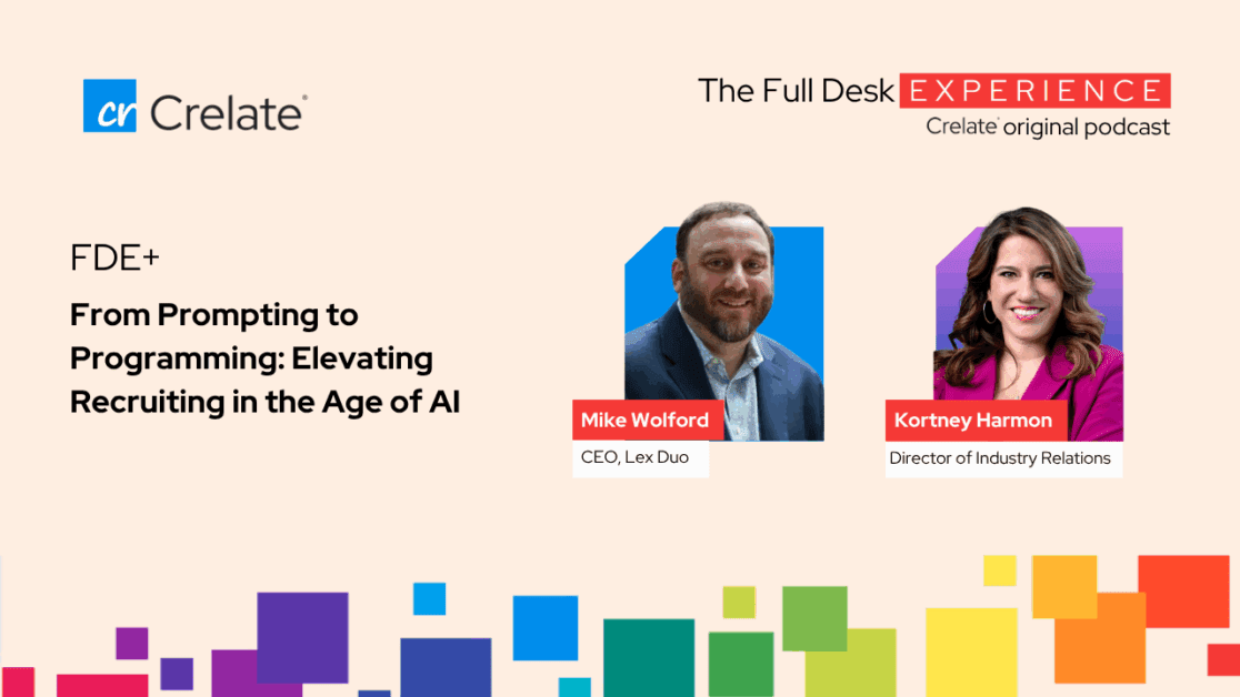 In this episode of The Full Desk Experience, Kortney Harmon talks about how technology should not be seen as a silver bullet solution for all problems in the staffing and recruiting industry; addressing the root causes of issues is crucial.