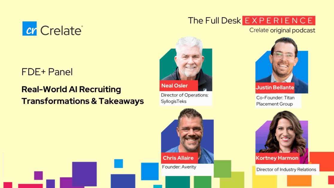 In this episode of The Full Desk Experience, Kortney Harmon talks about how technology should not be seen as a silver bullet solution for all problems in the staffing and recruiting industry; addressing the root causes of issues is crucial.