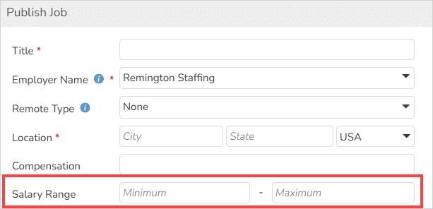 Salary Range Product Roadmap