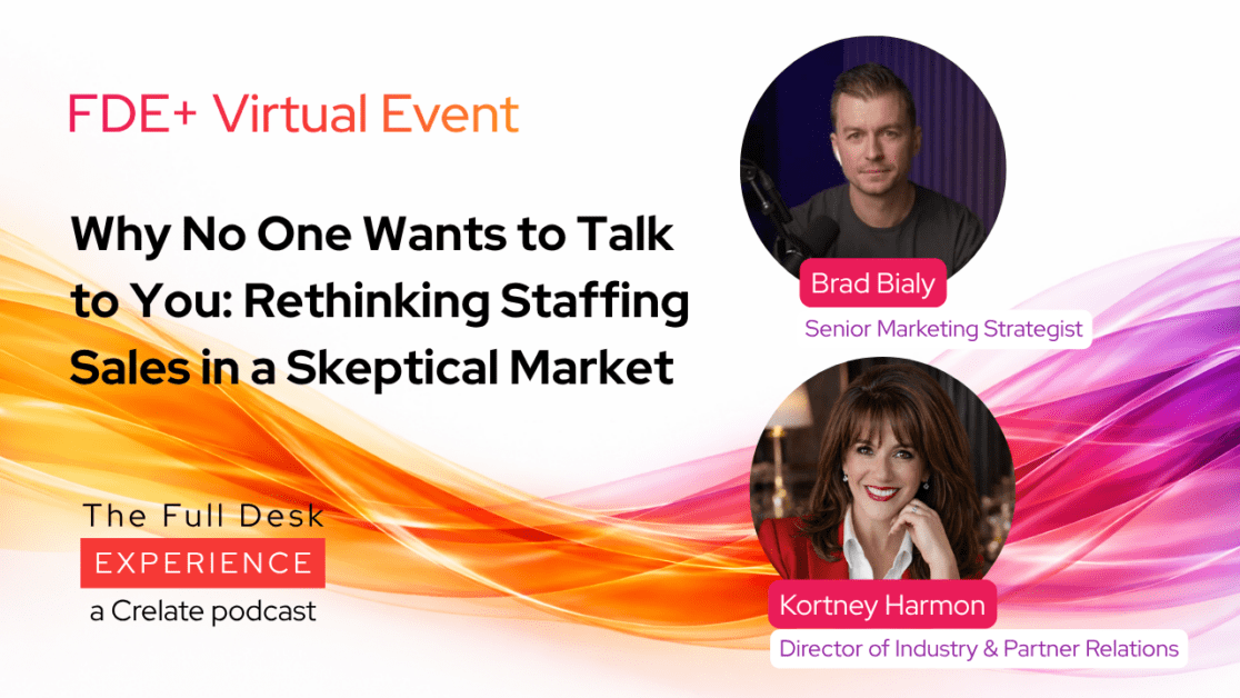 Ep. 153 FDE Brad Bialy wide [Podcast] FDE+ | Why No One Wants to Talk to You: Rethinking Staffing Sales in a Skeptical Market with Brad Bialy, Haley Marketing