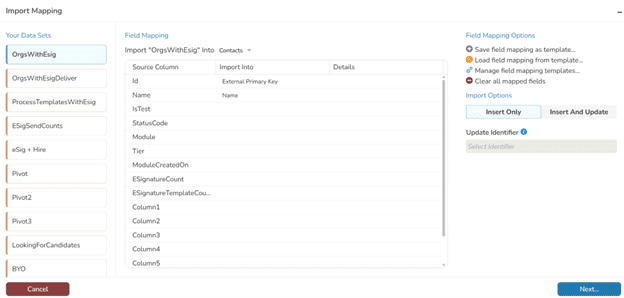 10 Field Mapping Template Product Roadmap