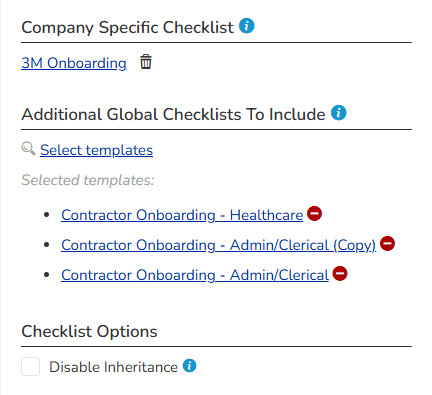 Checklist Inheritance Onboarding