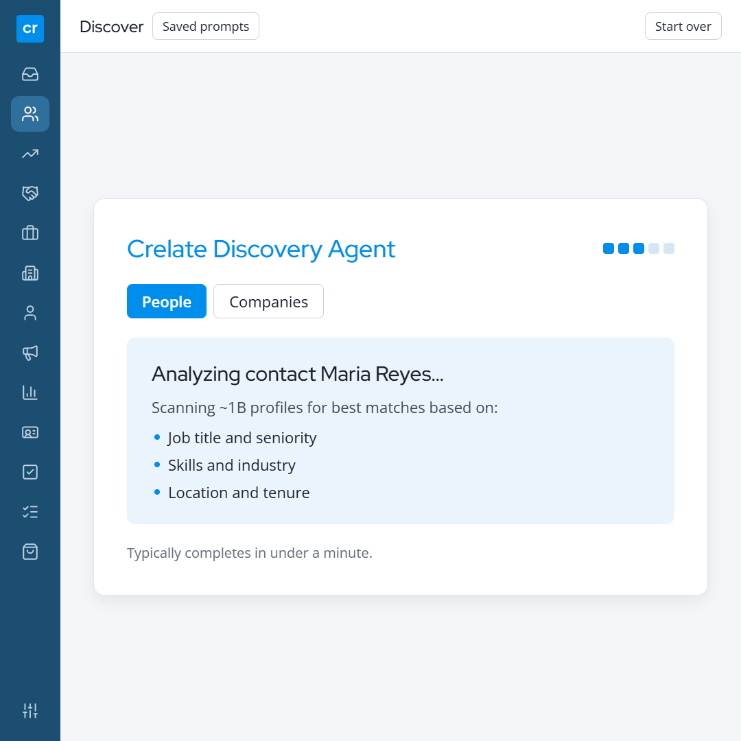 05 discovery agent running 2 Discover Talent
