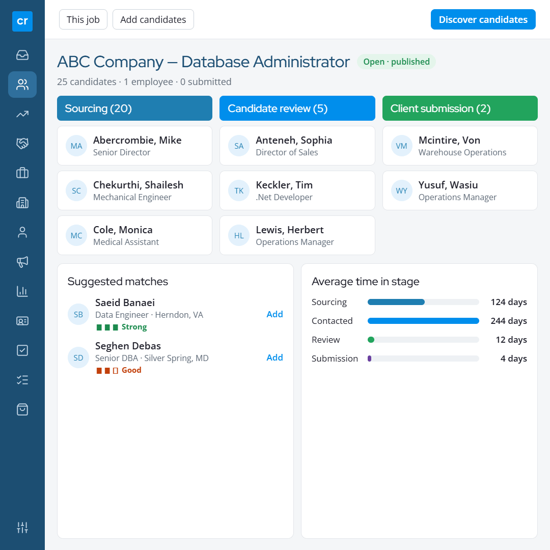 08 job pipeline 1 Recruiting Software Corporate
