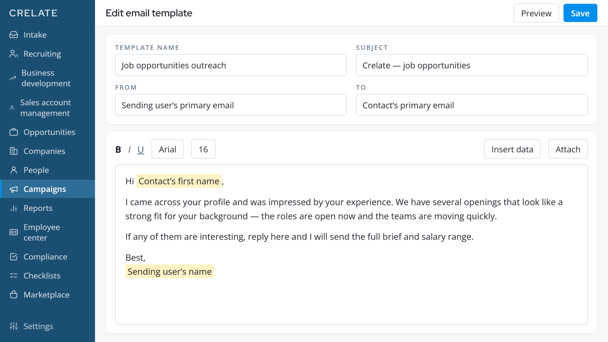 21 email template scaled Engage Candidates