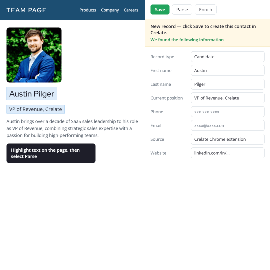 23 chrome extension parse 1 Grow