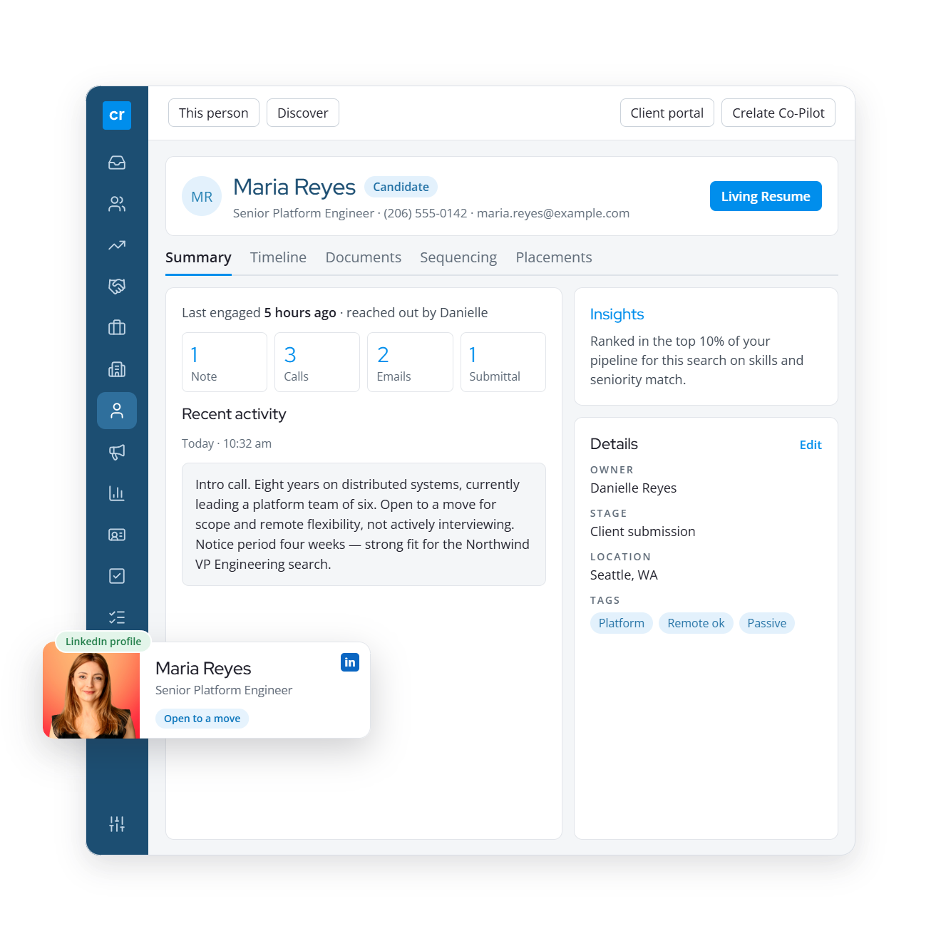 07 candidate record floating 1 Manage Candidates