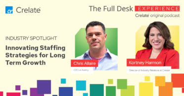 The full desk experience - innovating staffing strategies for term long growth.