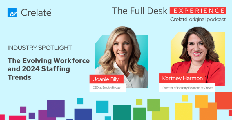 The full desk experience - the evolving workforce and staffing trends 2020.